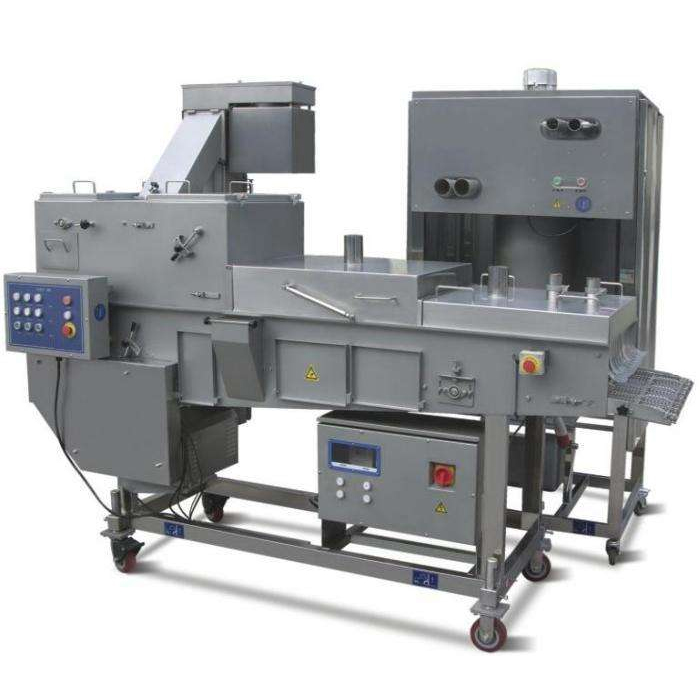 Flour coating machine