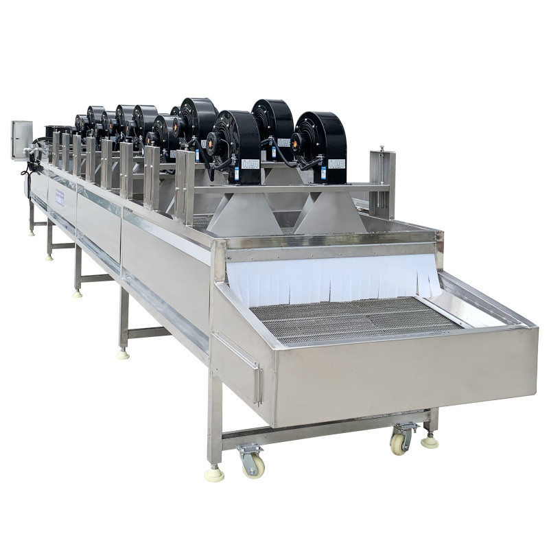 Fully automatic tumble air dryer - Equipment for cleaning and air - drying packaged foods and vegetables