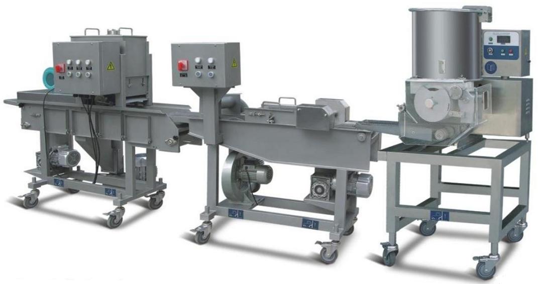 Forming machine + Coating machine + Flat powder coating machine