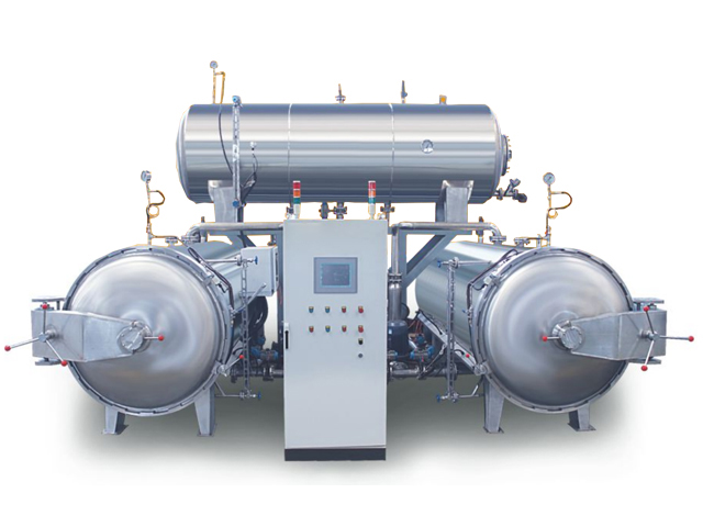 Three - kettle parallel water - bath high - temperature and high - pressure sterilization autoclave