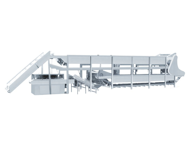 Double - layer Pasteurization Conveyor Line