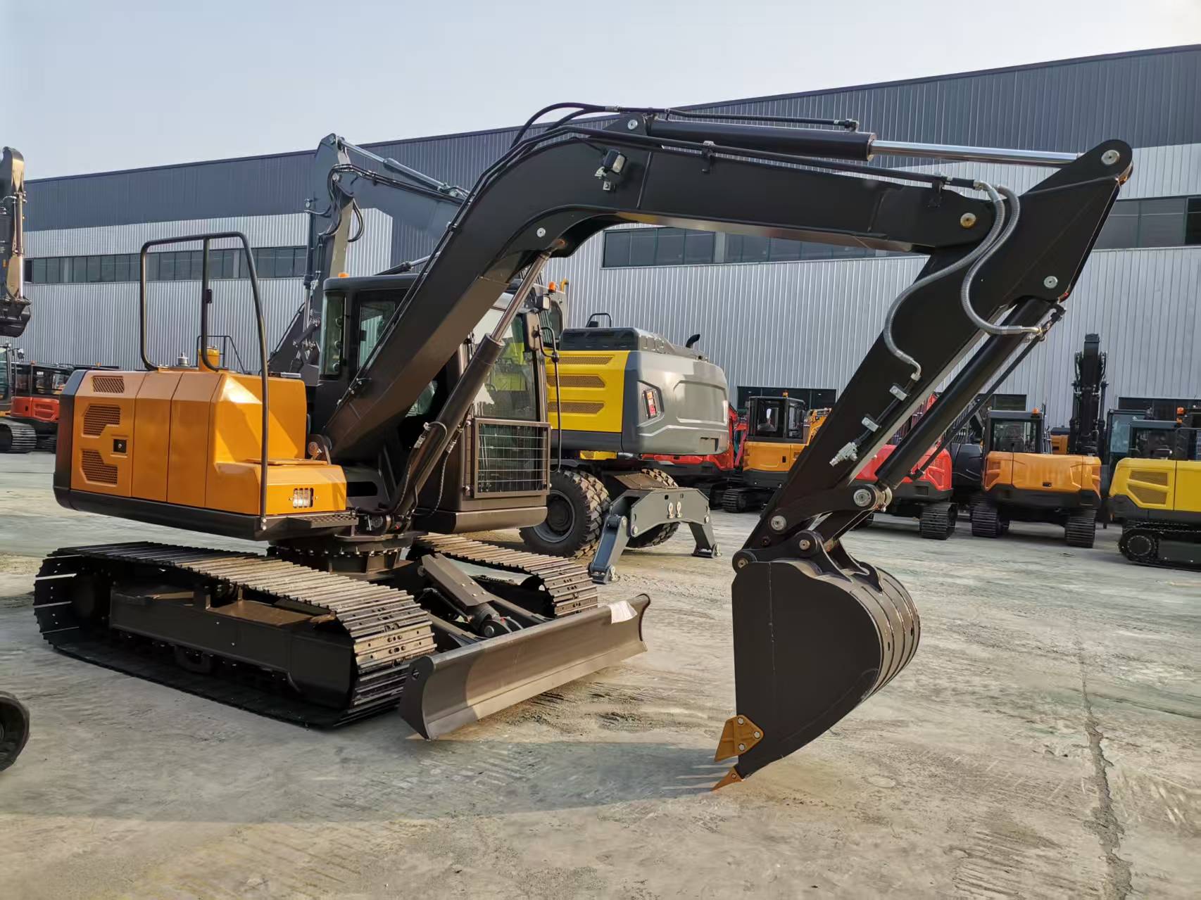 HQE 75 excavator Yanmar engine 7.5 ton