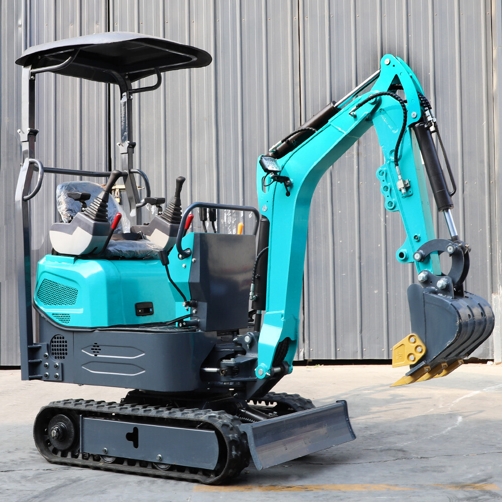 HQE 12 model mini excavator China factory outlets low price high quality color customized