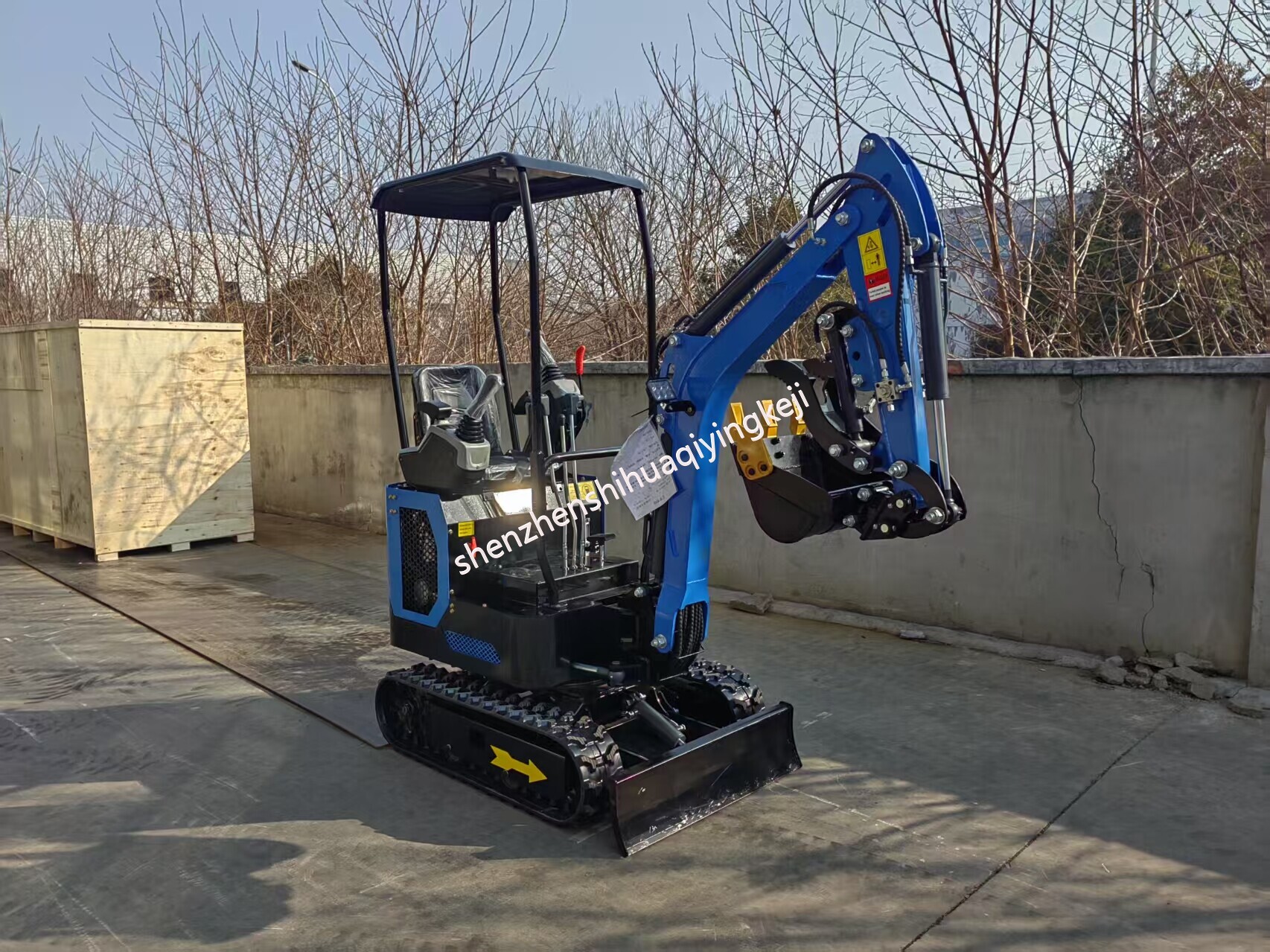 Mini Excavator HQE 10 Model Pilot Handle Control