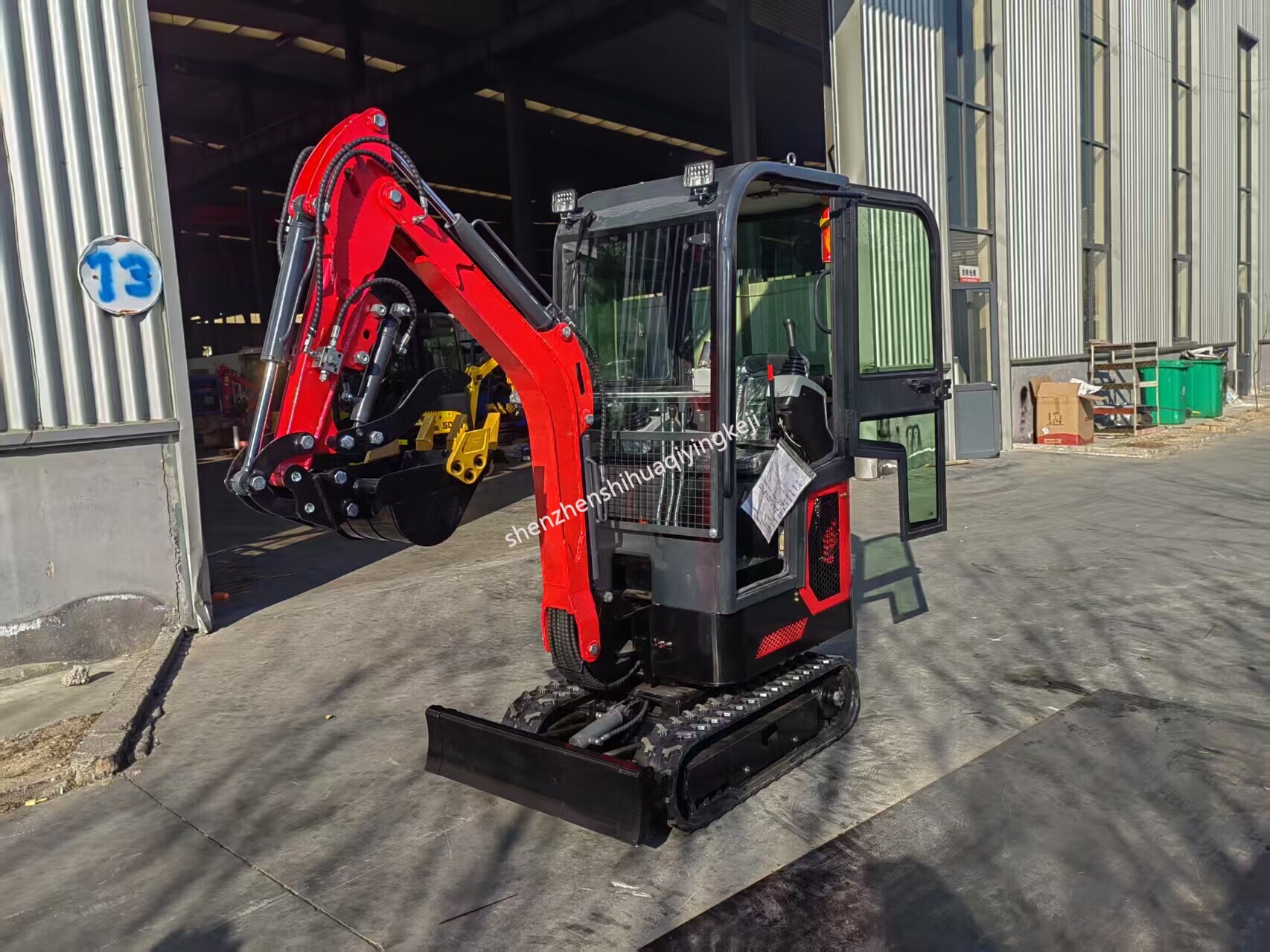 Mini Excavator HQE 10 Model Pilot Handle Control