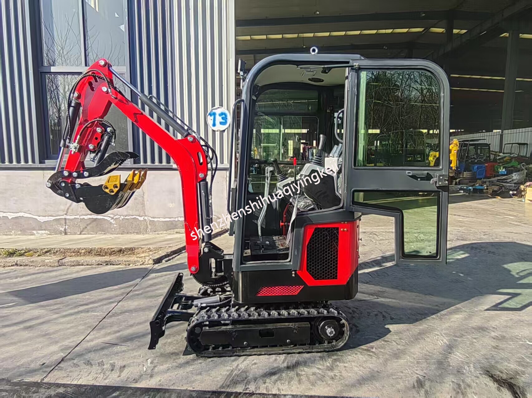 Mini Excavator HQE 10 Model Pilot Handle Control