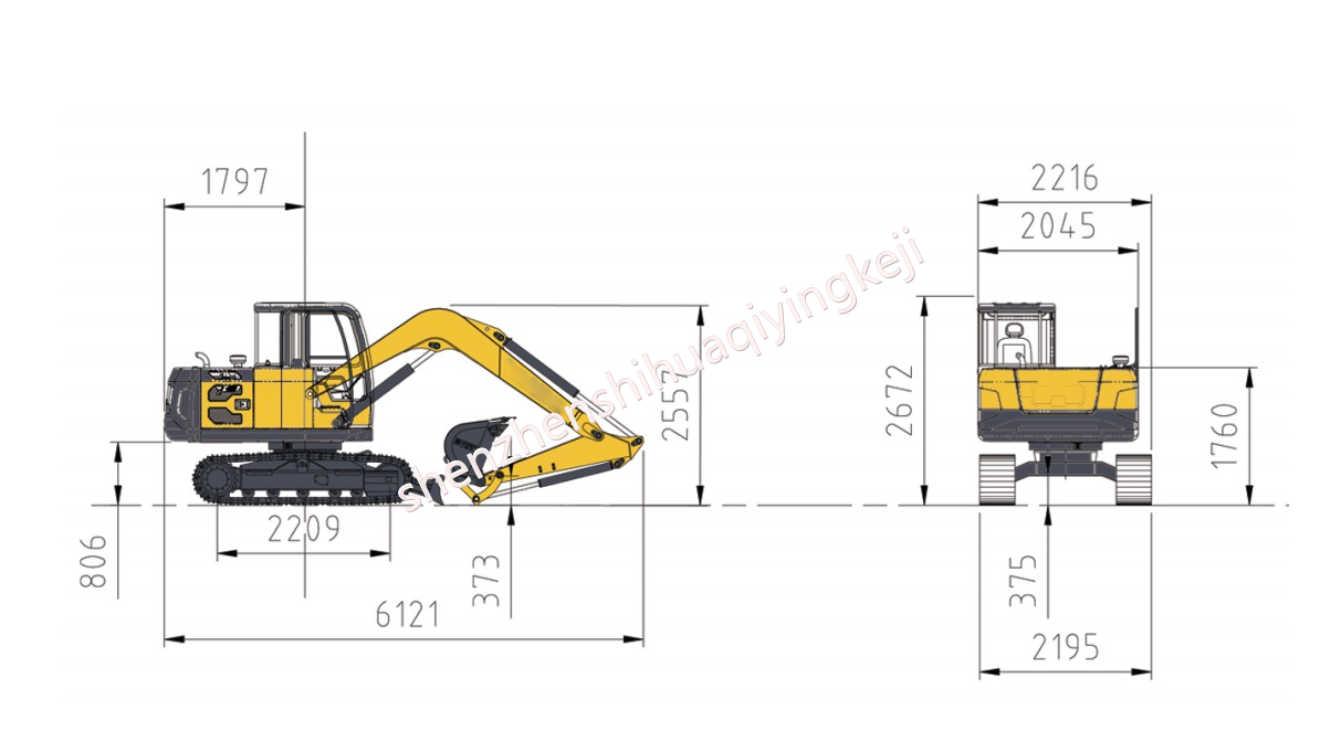 HQE75 Pro Series | 7.5 Ton Hydraulic Crawler Excavator (Global Edition)