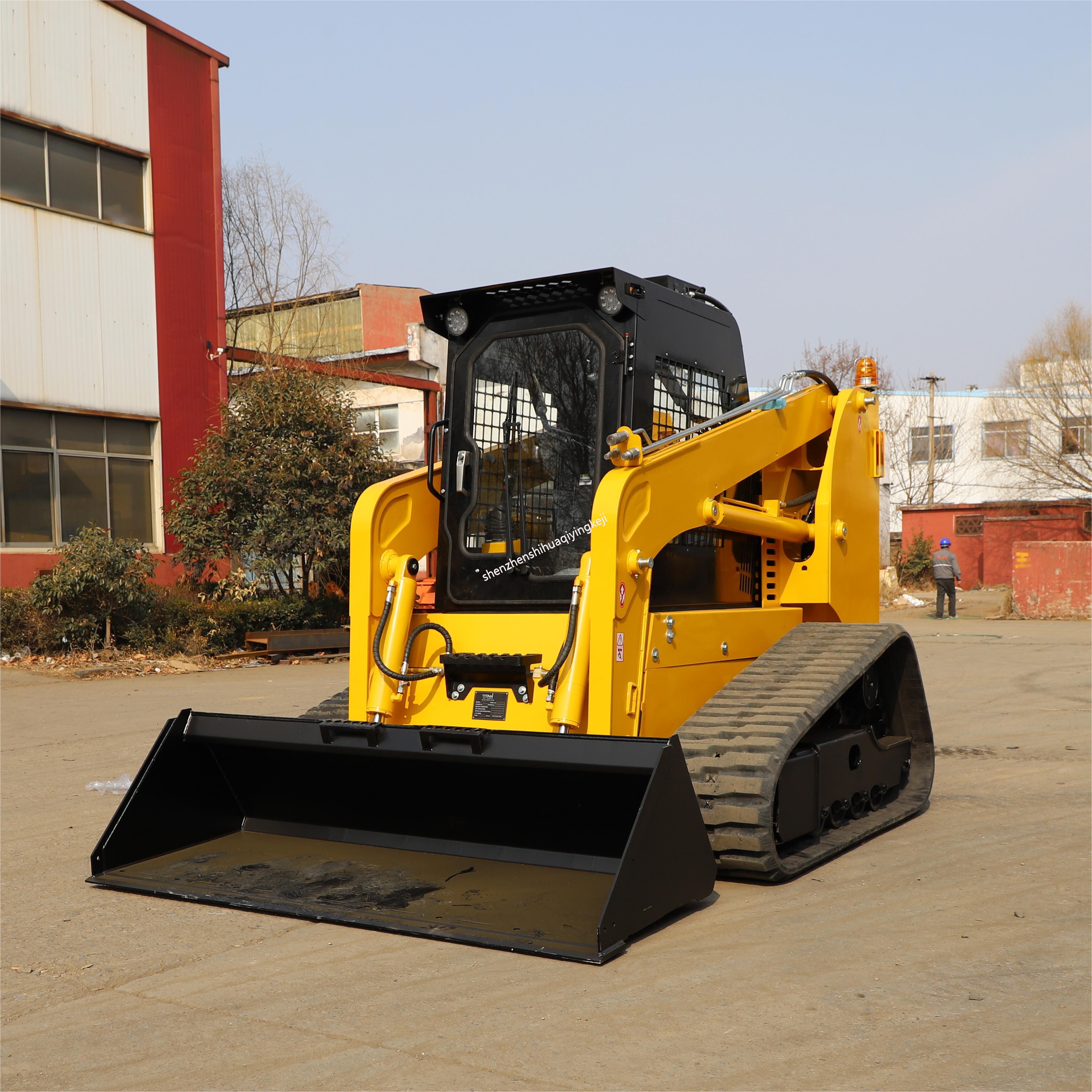 HQS125 super big track skid steer loader China only track skid steer producer