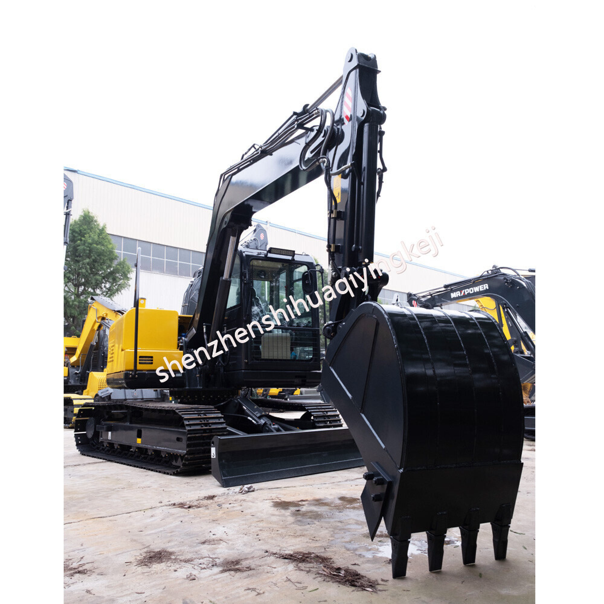 Excavator HQY HQE80 8 Ton Excavator | Yanmar Turbo Engine | 165L/min High Flow