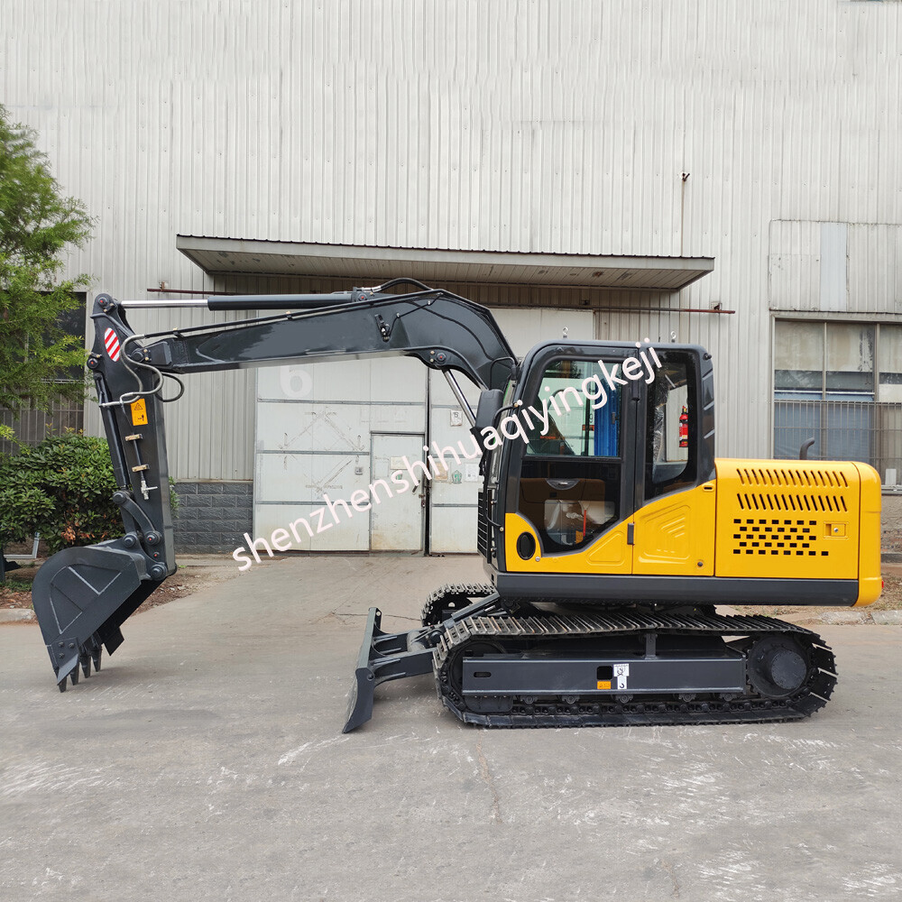 Excavator HQY HQE80 8 Ton Excavator | Yanmar Turbo Engine | 165L/min High Flow