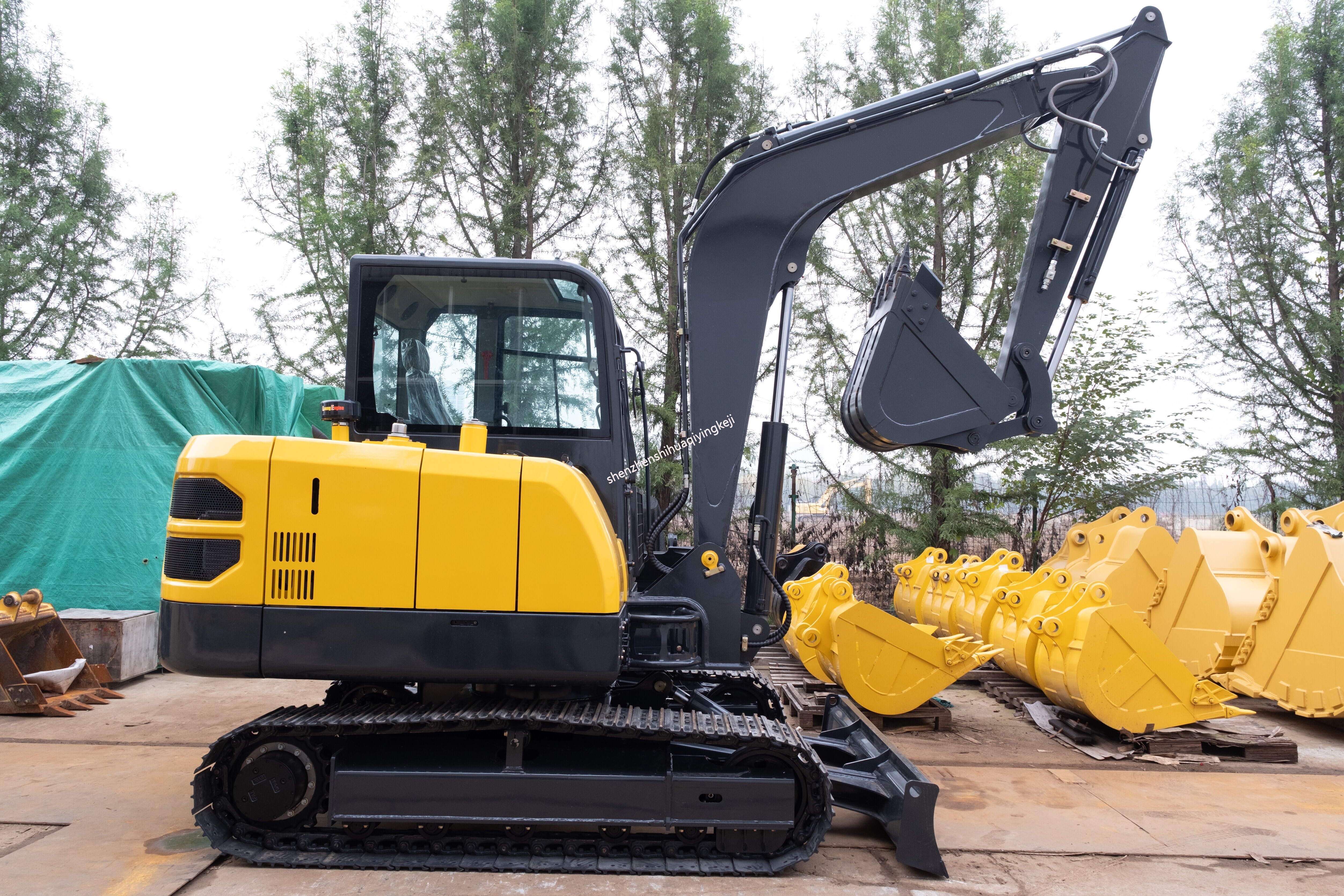HQE60 6 Ton Excavator | Yanmar 4TNV98 Engine | Inline HP5V76 Hydraulics