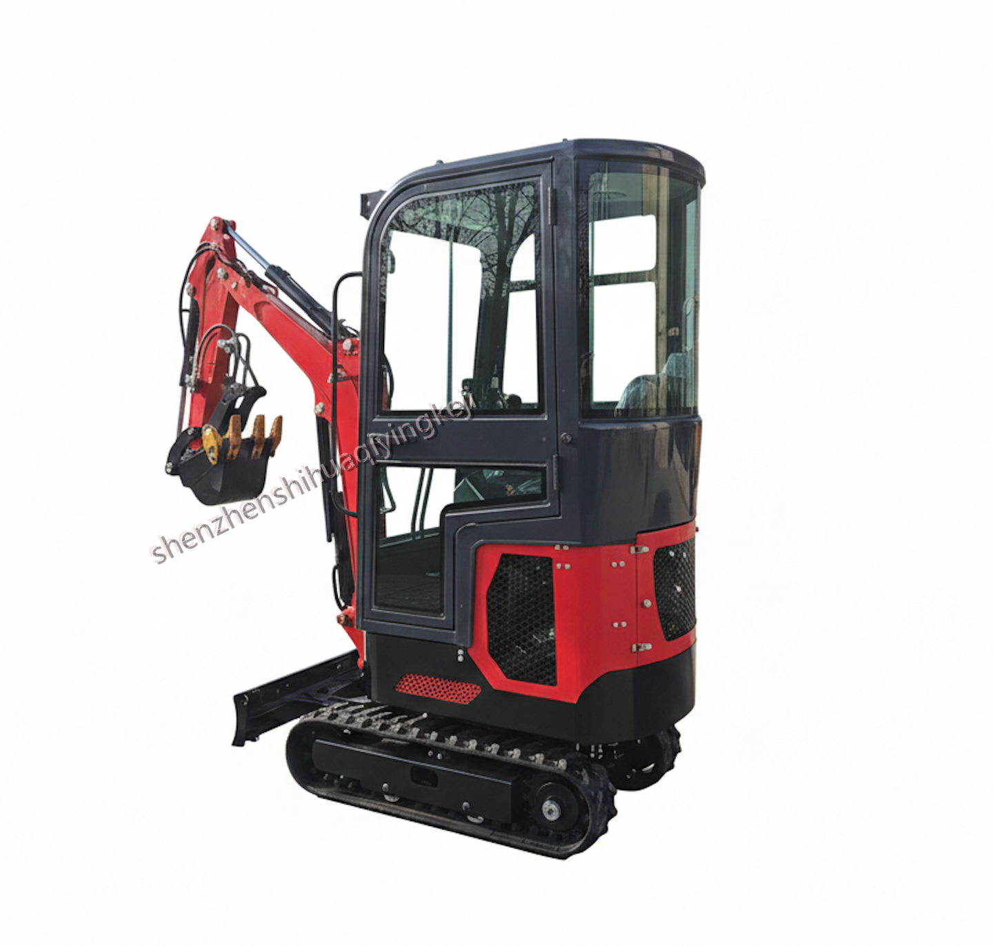 HQE10-PRO Mini Excavator | EURO 5 Pilot Control & Swing Boom Edition