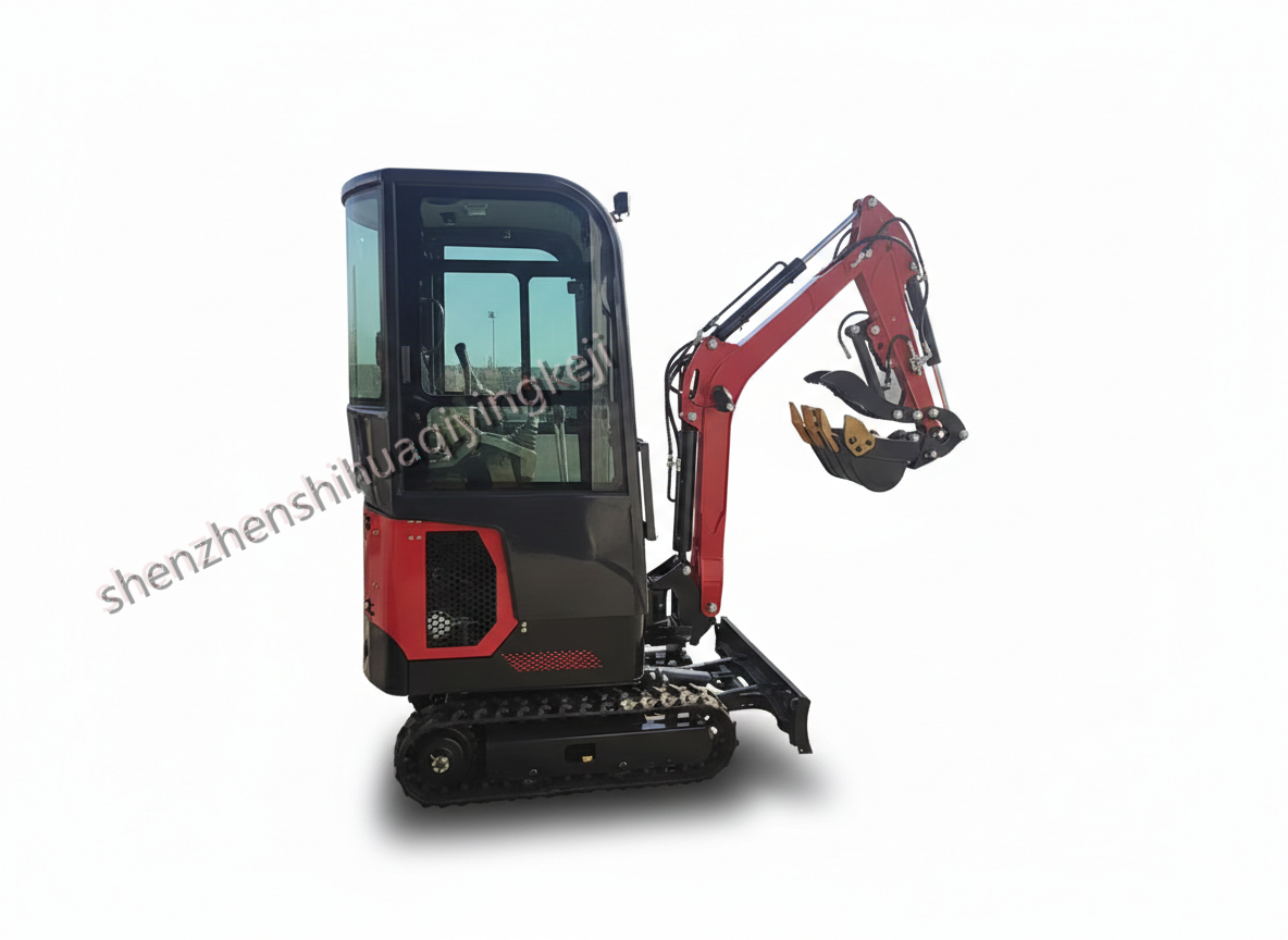 HQE10-PRO Mini Excavator | EURO 5 Pilot Control & Swing Boom Edition