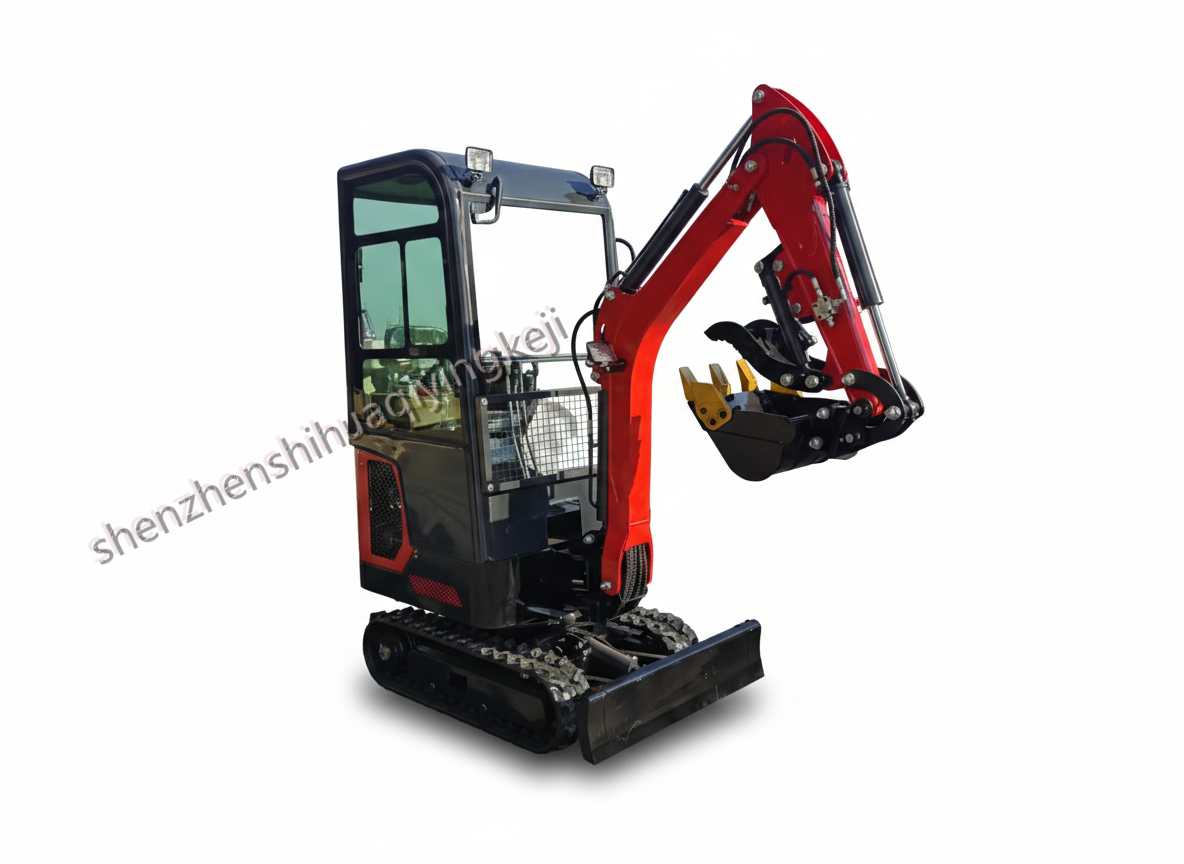 HQE10-PRO Mini Excavator | EURO 5 Pilot Control & Swing Boom Edition
