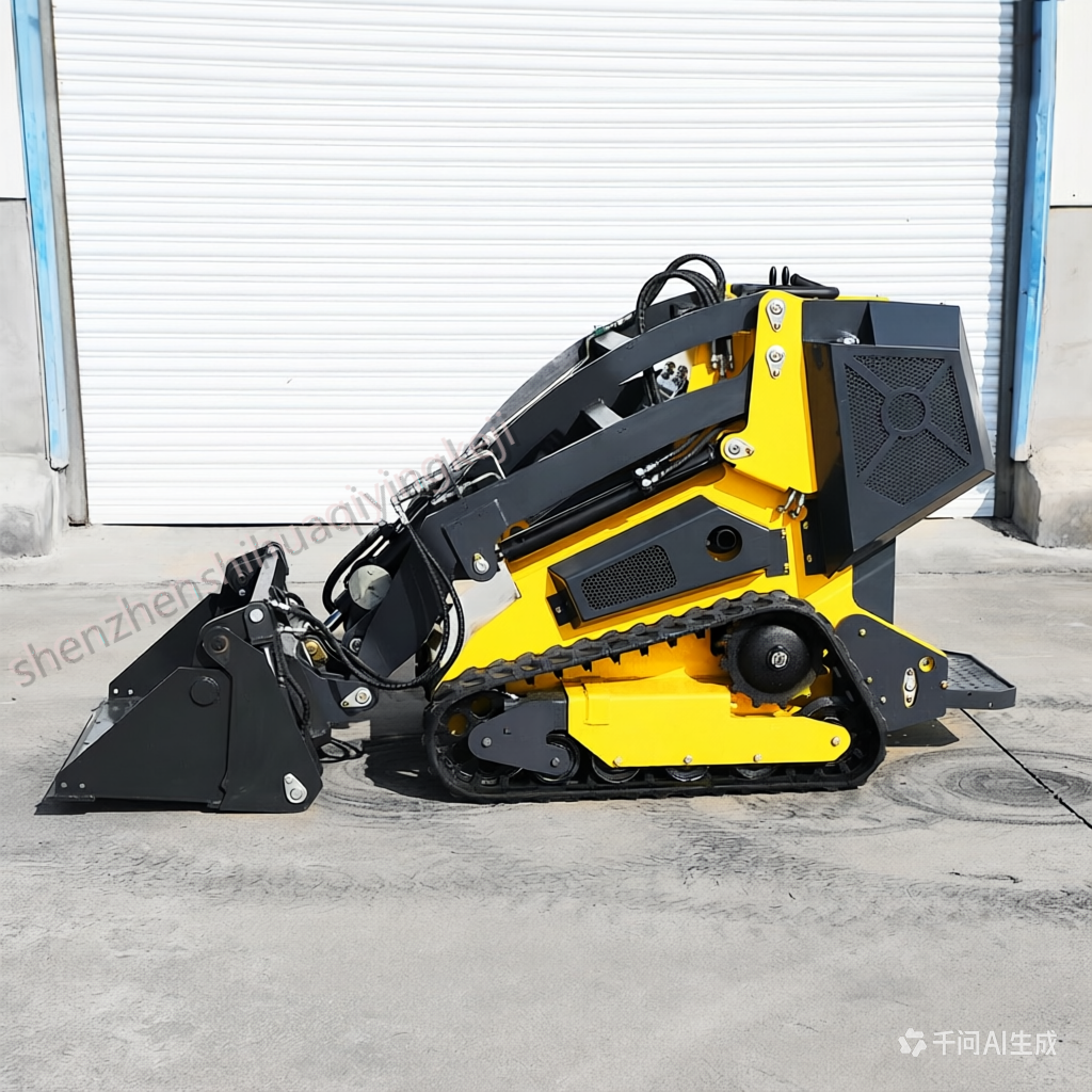 HQY Equip HQS480 Mini Skid Steer | 23HP & 390kg Rated Load
