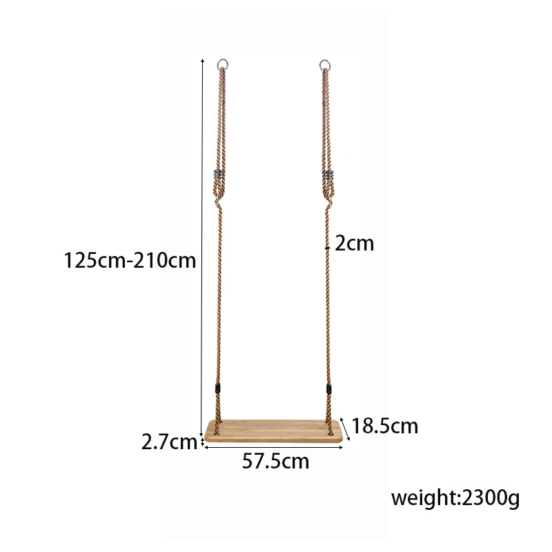 3+1 Wooden Swing-2300g