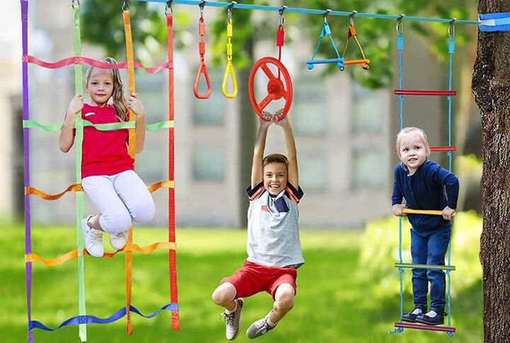 Hot Sale Ninja Warrior Equipment Obstacle Course Kit