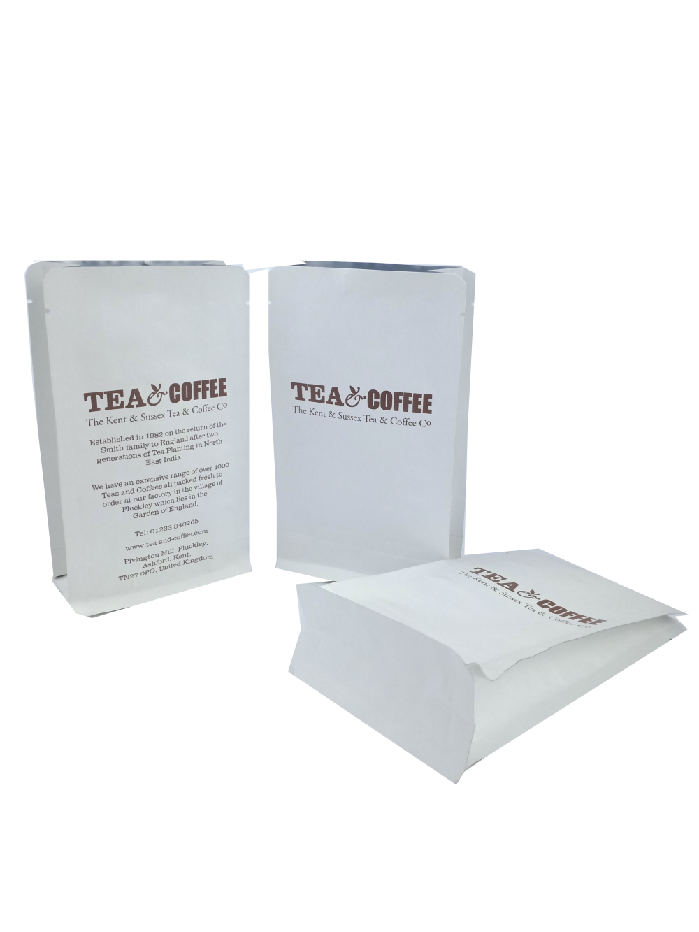 High barrier flat bottom coffee packaging bag