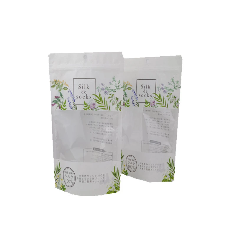 Compostable Window Stand Up Zipper Bag