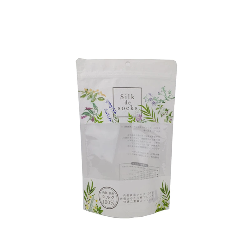 Compostable Window Stand Up Zipper Bag