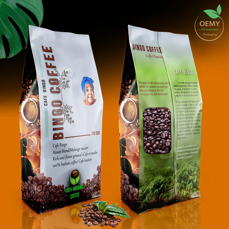 Back seal coffee bags