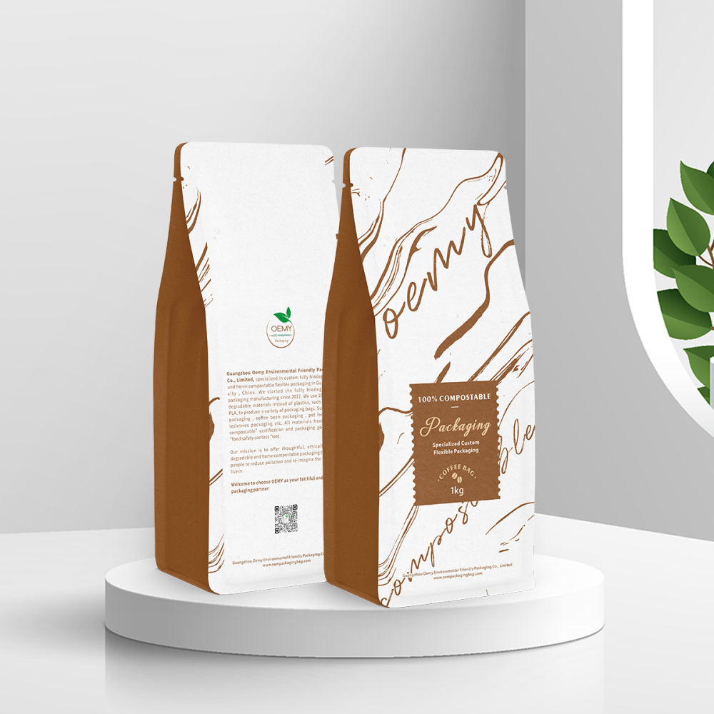 Biodegradable coffee bag