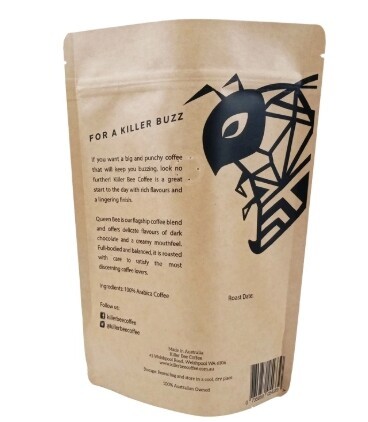 Kraft Paper Compostable Coffee Bags