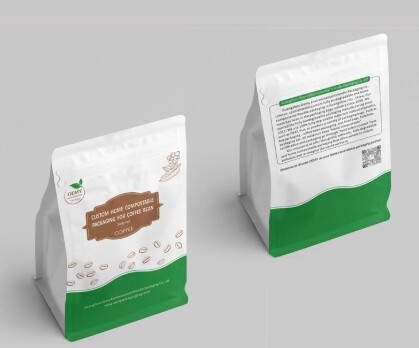 Customizable biodegradable coffee packaging bag