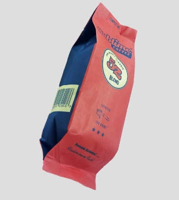 Gravure Printed Side Seal Compostable Biodegradable Coffee Packaging Manufacturing