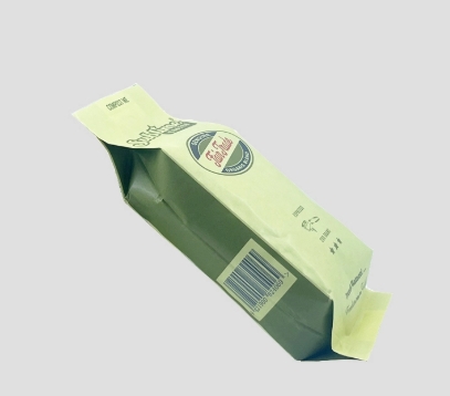 Customized side seal biodegradable coffee bean bag with valve