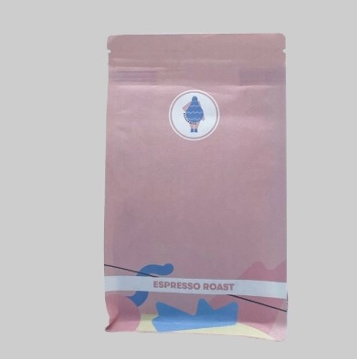 Custom creative biodegradable coffee packaging bag