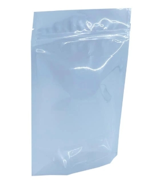 Completely transparent biodegradable stand-up customizable coffee packaging bag