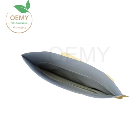 Custom printed zipper bags fully biodegradable packaging bags.