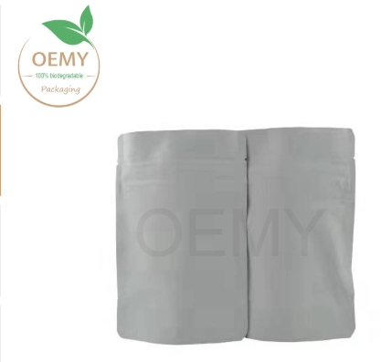 Custom printed zipper bags fully biodegradable packaging bags.