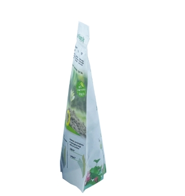 Biodegradable paper packaging resealable bags