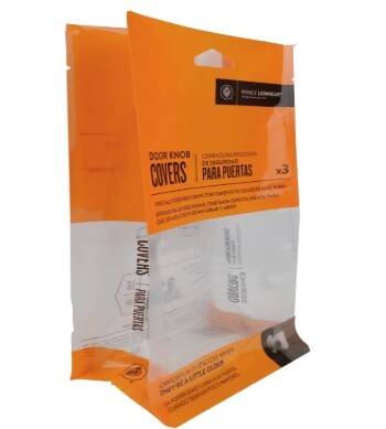 Eight-side sealed square bottom stand up zipper bag