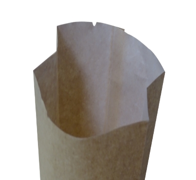Biodegradable and eco-friendly kraft paper bags without printing