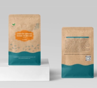 100% Compostable coffee packaging bags