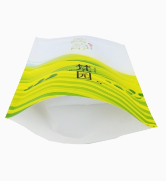 Custom biodegradable stand up zipper bag tea leaves packaging eco friendly bag