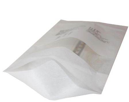 Eco Friendly Custom Stand Up Zipper Bags Biodegradable Paper Packaging