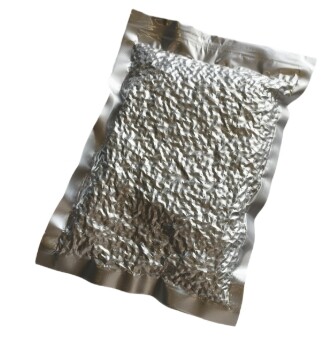 Recyclable vacuum sealed environmentally friendly aluminum bag