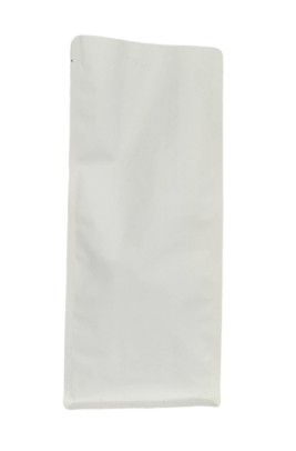 Degradable printable white kraft paper flat bottom packaging bag