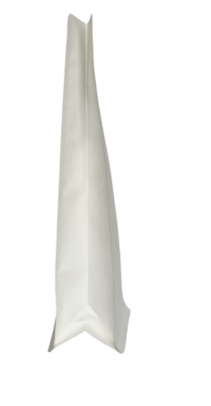 Inner aluminum customizable design compostable eight-side seal coffee packaging bag