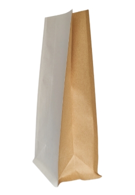 Biodegradable Kraft Paper Flat Bottom Bag