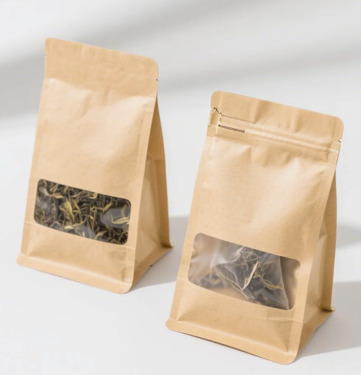 New proposition for locking in freshness! OEMY's stand-up zipper window tea packaging bag