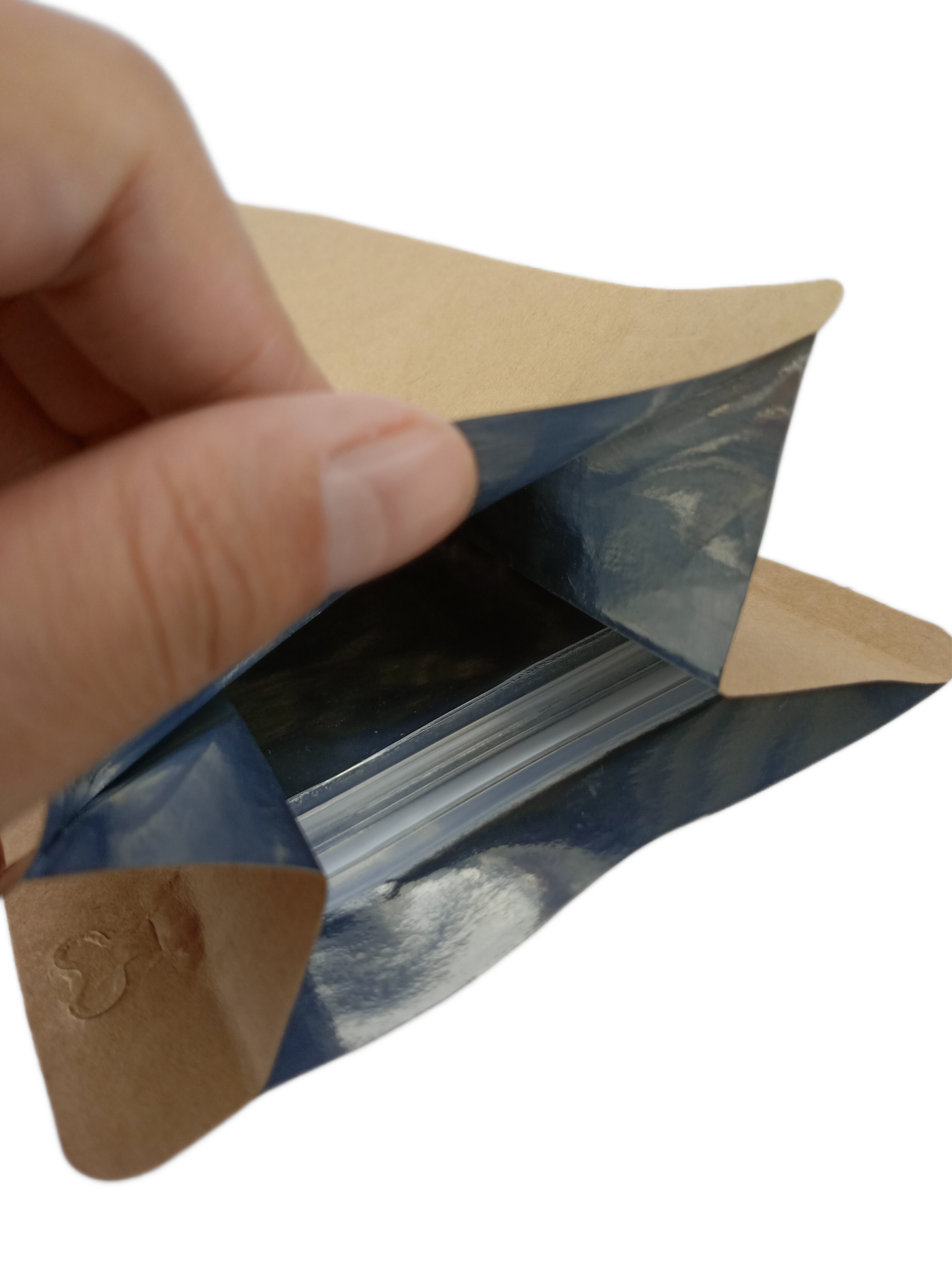 Kraft paper + aluminum foil coffee packaging bag