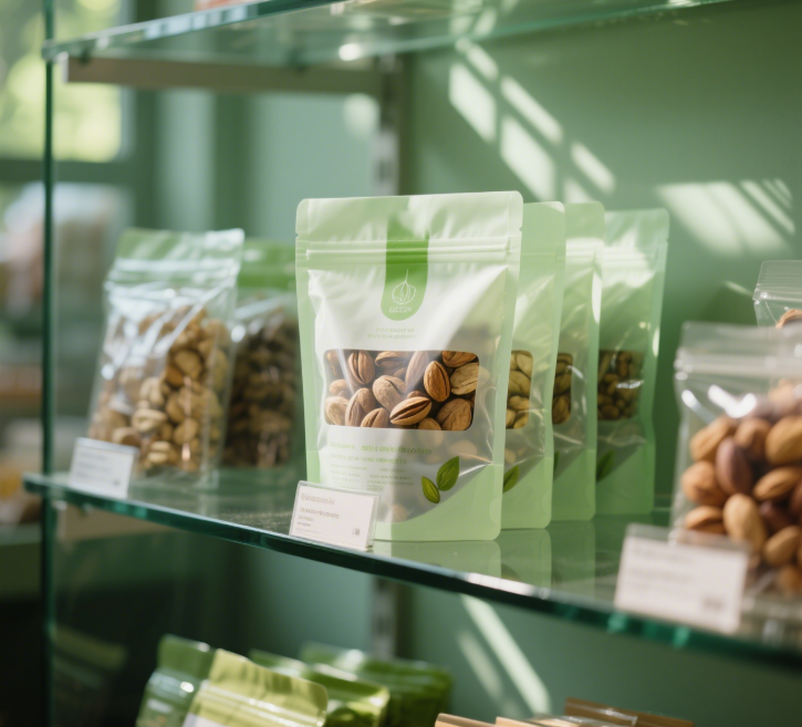 What are the benefits of window design for packaging bags?