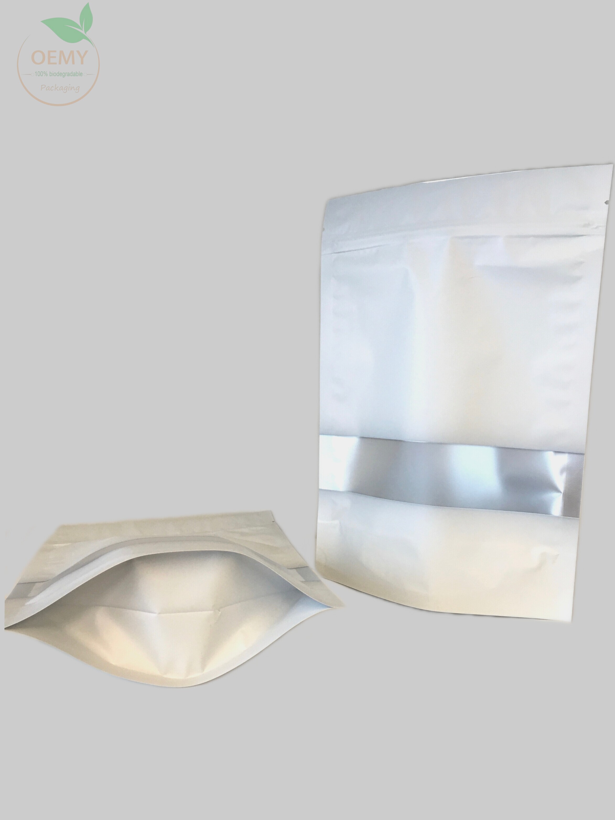 Environmentally friendly stand up window packaging bag