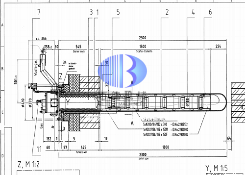 Silicon carbide radiation outer tube