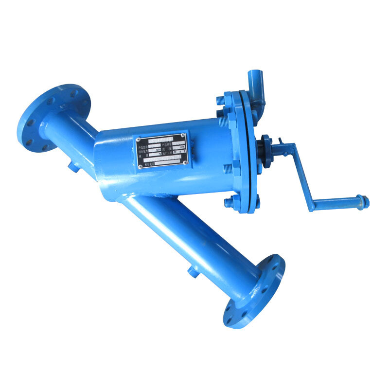 Hand-cranked brush filter 